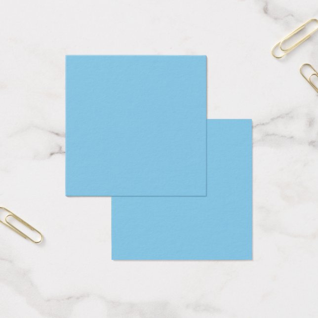 Cartão de visita do Quadrado Azul do Bebê (Escritótio)