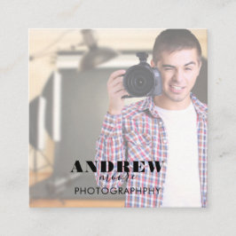 Cartão de visita do Quadrado de Fotos