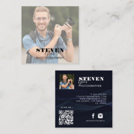 Cartão de visita do Quadrado de Fotos