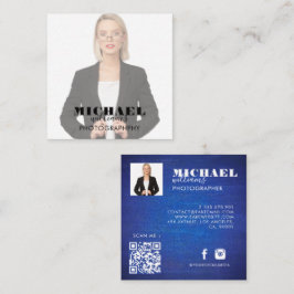 Cartão de visita do Quadrado de Fotos