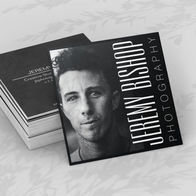 Cartão de visita do quadrado do fotógrafo profissi (Criador carregado)