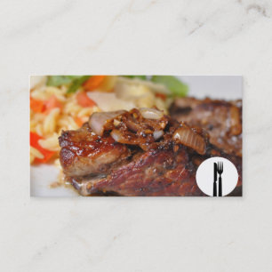 cartão de visita do restaurante Steakhouse