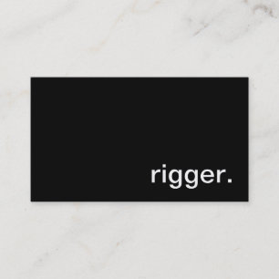 Cartão de visita do Rigger
