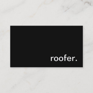 Cartão de visita do Roofer