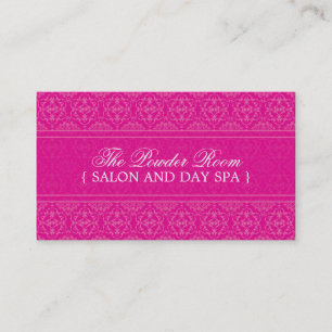 Cartão de visita do salão de beleza