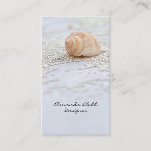 Cartão de visita do Seashell