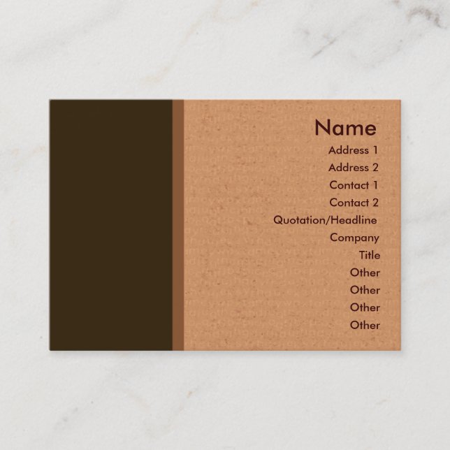 Cartão de visita do Serviço de Tradução (Frente)