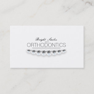 Cartão de visita do Serviço Dentista Ortodontista