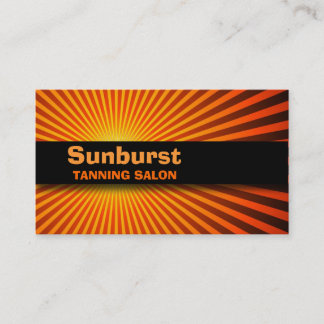 Cartão de visita do Sunburst