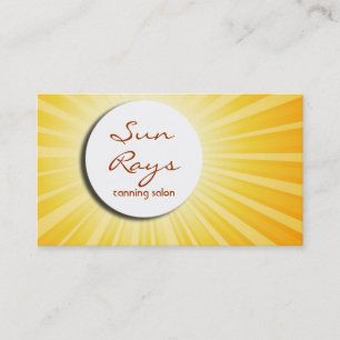 Cartão de visita do Sunburst