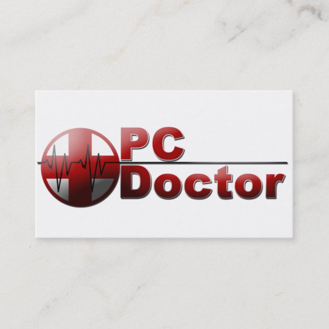 Cartão de visita do Técnico de Reparo de Computado (Frente)