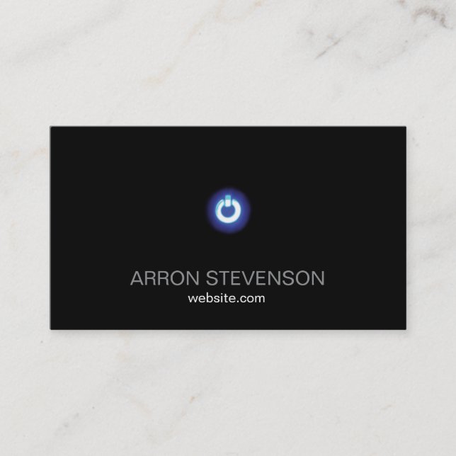 Cartão de visita do Técnico de Reparo do Computado (Frente)