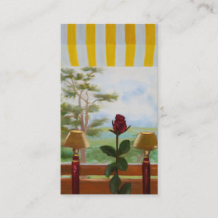 Cartão de visita do toldo