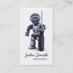 Cartão de visita do trabalhador manual