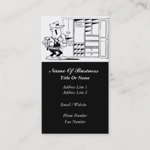 Cartão de visita do trabalhador manual