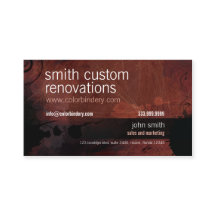 Cartão de visita do trajeto do Grunge