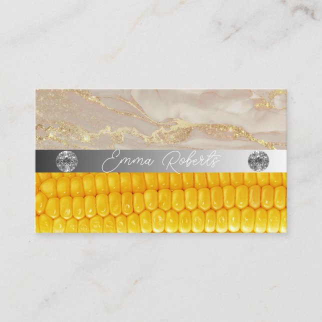 Cartão de visita do Treinador em Diamante Rosa Sil (Frente)