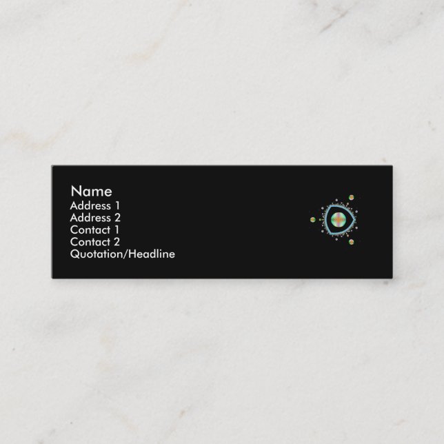 Cartão de visita do triângulo do espaço (Frente)