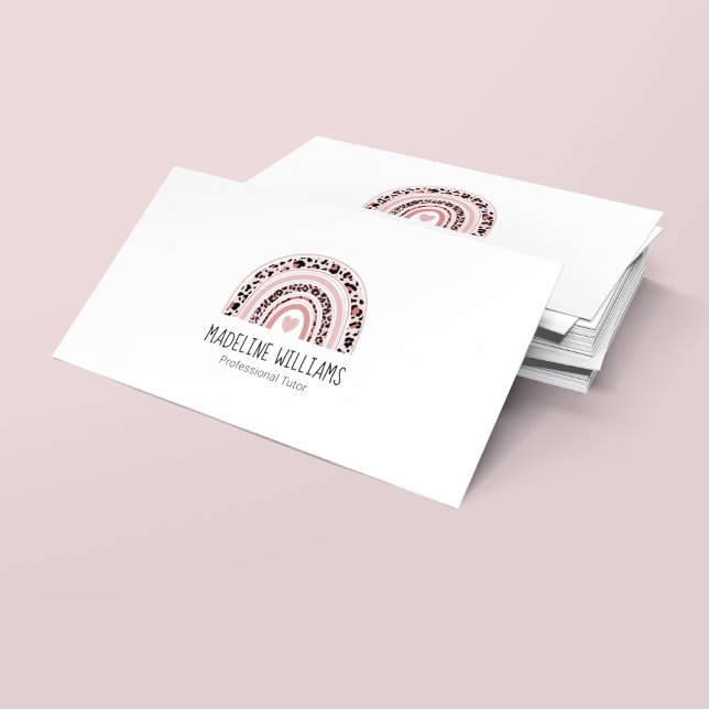 Cartão de visita do Tutor de Código QR (Criador carregado)