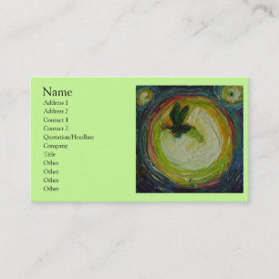 Cartão de visita do vaga-lume