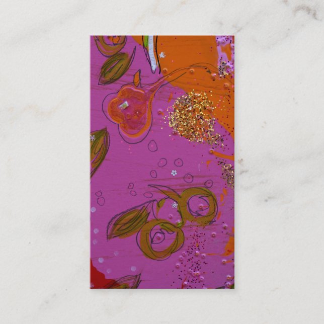 Cartão De Visita Do "vento verão " (Frente)