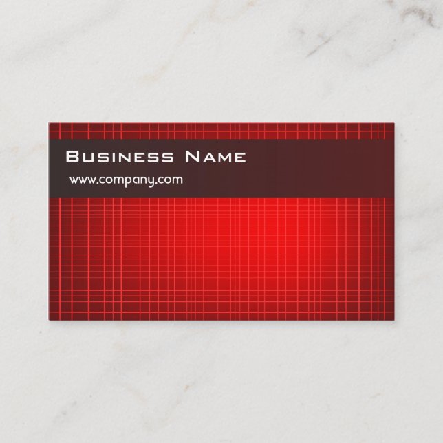 Cartão de visita do vermelho da Olá!-Tecnologia (Frente)