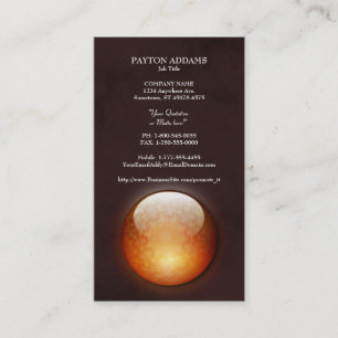 Cartão de visita do vertical da jóia da renovaç