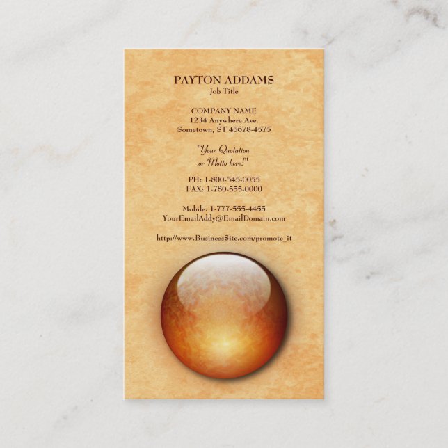 Cartão de visita do vertical da jóia da renovação (Frente)