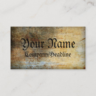 Cartão de visita do vintage