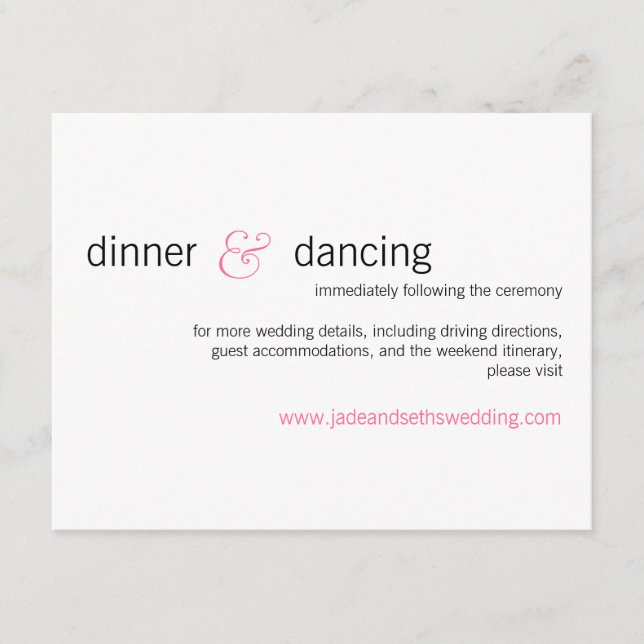 cartão de visita do website da margarida moderna (Frente)