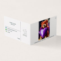 Cartão de visita DOBRADO NANNOOS