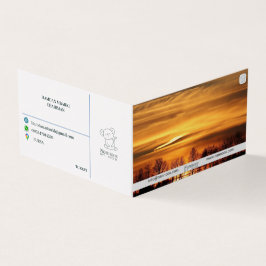 Cartão de visita DOBRADO NANNOOS