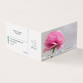 Cartão de visita DOBRADO NANNOOS