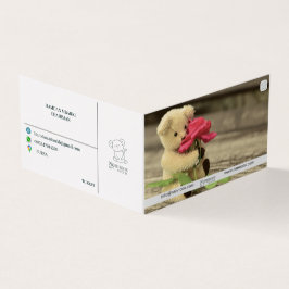 Cartão de visita DOBRADO NANNOOS