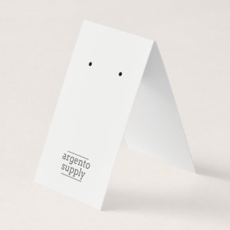 Cartão De Visita Dobre a placa de engrenagens com o logotipo na par