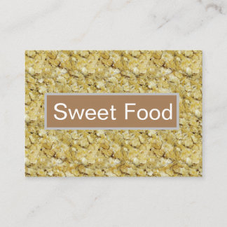 Cartão De Visita Doce Comida Poha