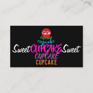Cartão De Visita Doce CUPCAKE