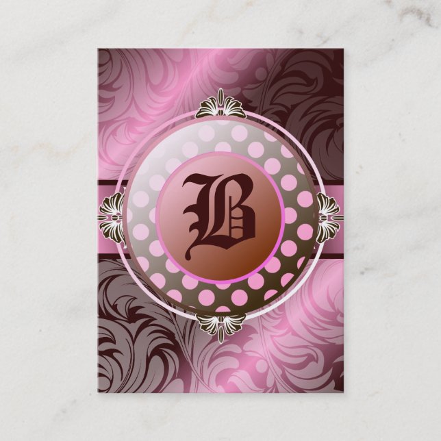 Cartão De Visita doces do açúcar 311-Brown (Frente)