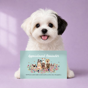 Cartão De Visita Dog Groomer Pet Care Nomeação Veterinária