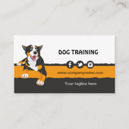 Cartão De Visita Dog Trainer Business Card