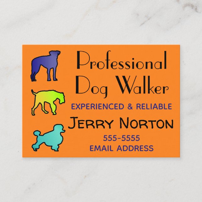 Cartão De Visita Dog Walker (Frente)