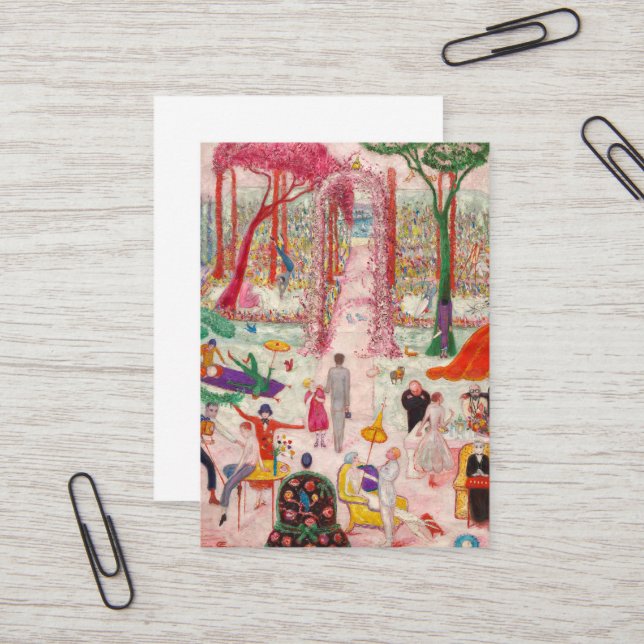 Cartão De Visita Domingo à tarde no País (Frente/Verso In Situ)