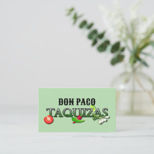 Cartão De Visita Don Paco Taquizas