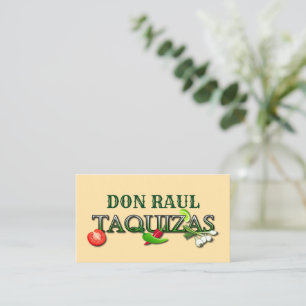 Cartão De Visita Don Raul Taquizas