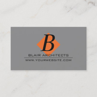 Cartão de visita dos arquitetos profissionais