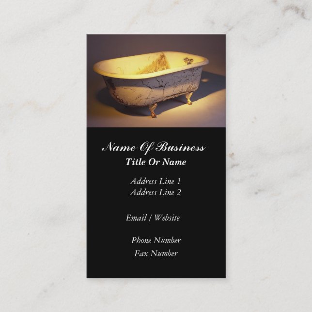 Cartão de visita dos canalizador (Frente)