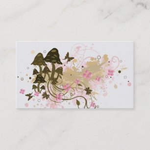 Cartão de visita dos cogumelos