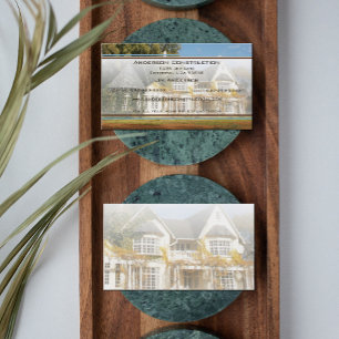 Cartão de visita dos construtores de casas