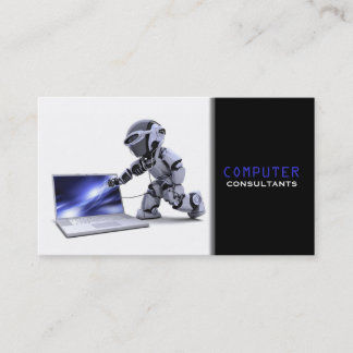 Cartão de visita dos consultantes de computador