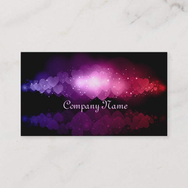 Cartão de visita dos corações (Frente)